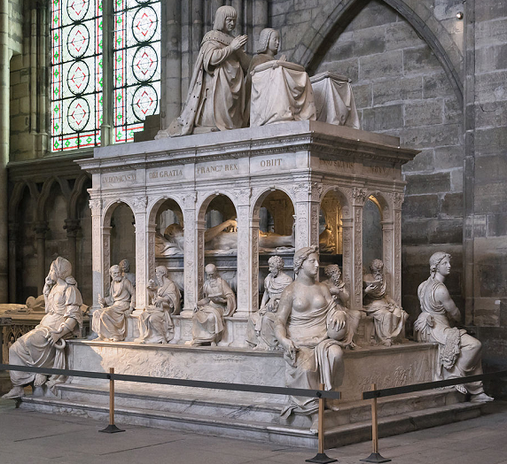 Mausole de Louis XII et Anne de Bretagne - Basilique de Saint-Denis - atelier des Giusti
